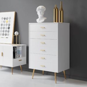Narre Commode Moderne à 6 Tiroirs pour Chambre à Coucher